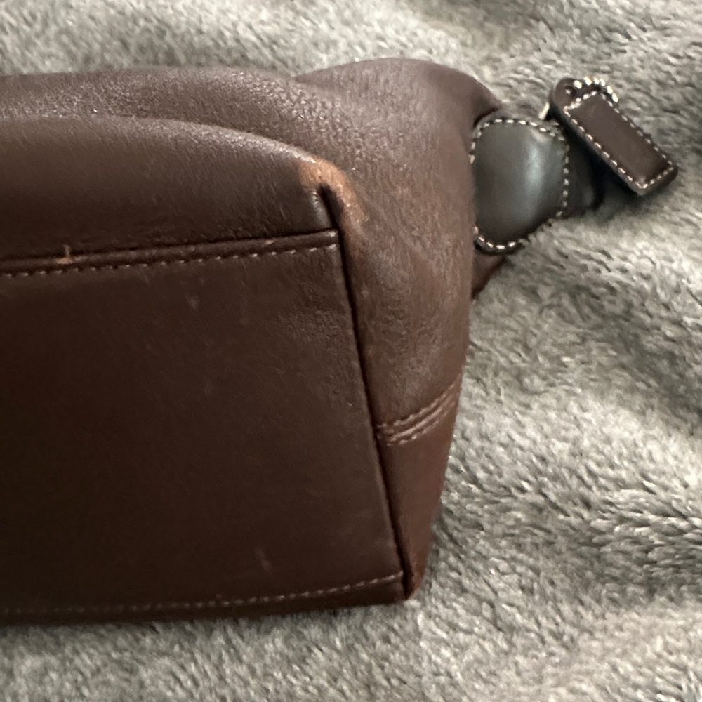 Coach Dark Brown Leather Bag - Picture 3 of 10